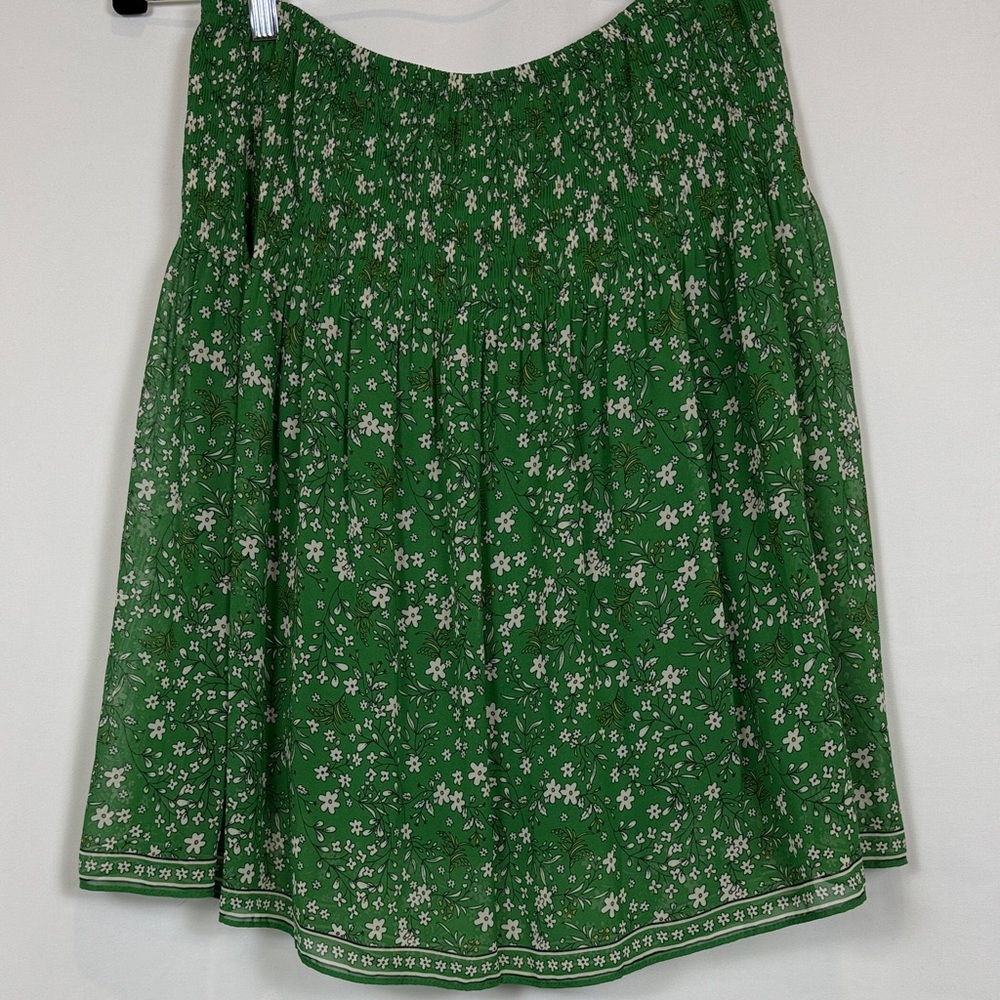 Max Studio Floral A-Line Skirt